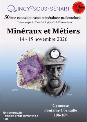 Bourse aux Minéraux et Fossiles de QUINCY-SOUS-SENART