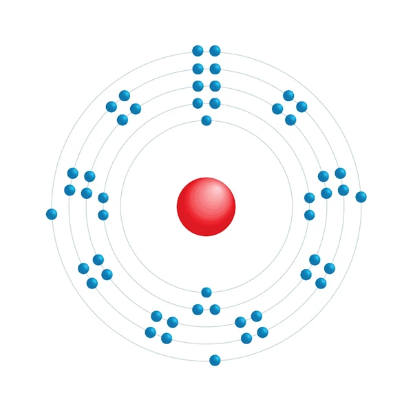 Antimoine Diagramme de configuration électronique