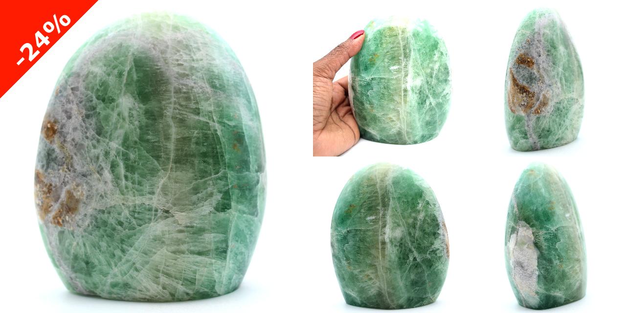Pierre Précieuse Naturelle Rare - Vésuvianite Vert-Jaune De Madagascar - 1,18 Carat - Non Traitée