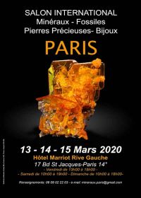 Salon international, minéraux, fossiles, gemmes, bijoux