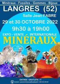 Expo vente international Minéraux