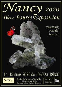 46ème bourse exposition minéraux fossiles et insectes