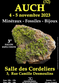 3e SALON MINERAUX FOSSILES BIJOUX