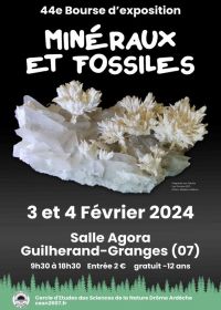 44ème Bourse Minéraux et Fossiles de Guiherand-Granges