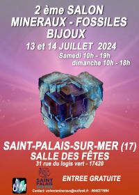 Salon minéraux, fossiles, bijoux de créateur.