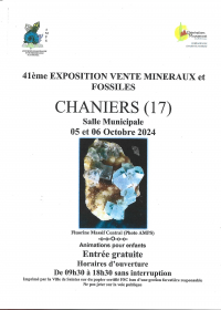 Bourse exposition-vente de minéraux et fossiles