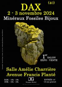 1er SALON MINERAUX FOSSILES BIJOUX de DAX