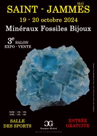 3e SALON MINERAUYX FOSSILES BIJOUX de SAINt-JAMMES