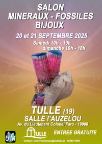 Salon minéraux, fossiles, bijoux de créateur.