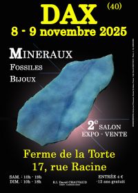 2e SALON MINERAUX FOSSILES BIJOUX