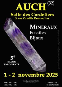5e SALON MINERAUX FOSSILES BIJOUX
