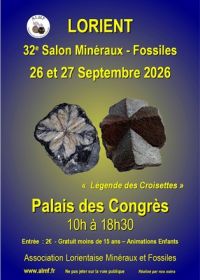 32e  Salon Minéraux et Fossiles