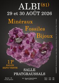 11e SALON MINERAUX FOSSILES BIJOUX