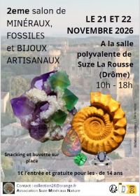 2eme Salon Minéraux Fossiles et Bijoux artisanaux
