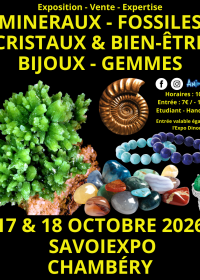7ème Salon Minéraux Fossiles Cristaux