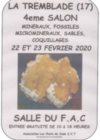 4ème salon minéraux, fossiles, microminéraux, coquillages et sable