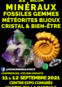 21ème Salon minéraux fossiles gemmes