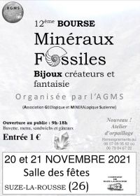 12e Bourse Minéraux, Fossiles et Bijoux