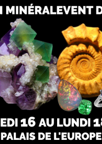 20ème Salon MinéralEvent Menton - Minéraux, Fossiles, Gemmes, Bijoux, Cristal & Bien-être