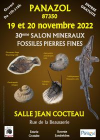 30ème Salon des Minéraux, Fossiles et Pierre fines