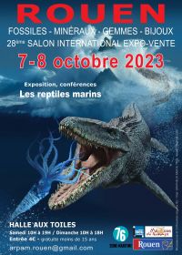 28éme Salon International de Rouen Fossiles, Minéraux, Gemmes & Bijoux