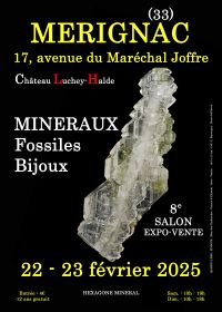 8e salon minéraux fossiles bijoux de Mérignac