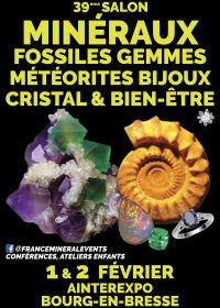 39ème Salon MinéralEvent Bourg-en-Bresse