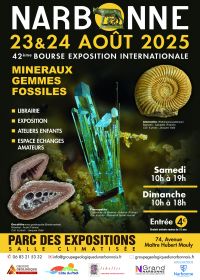 42-ème Bourse aux Minéraux et fossiles de Narbonne