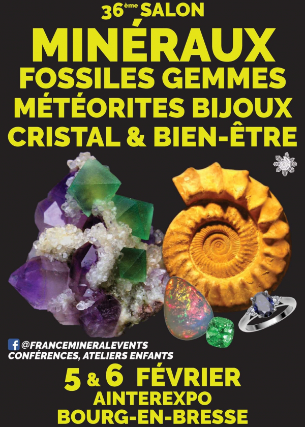 36ème Salon MineralEvent Bourg-en-Bresse