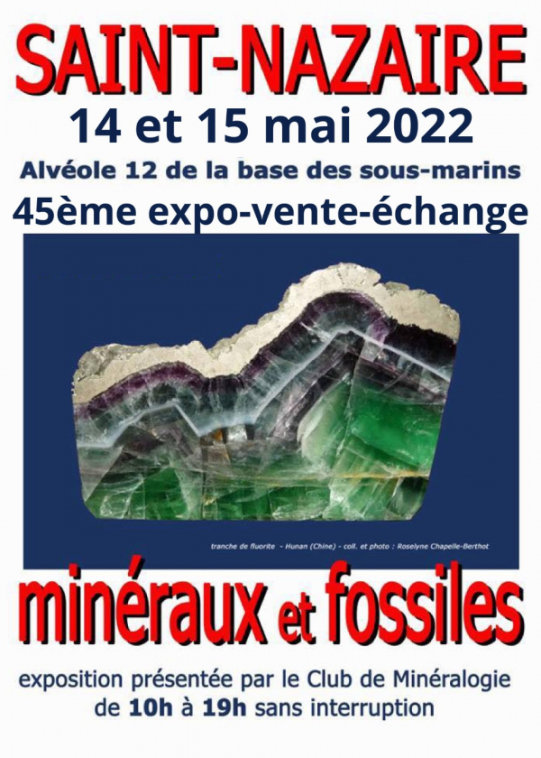 45e expo-vente-échange minéraux et fossiles