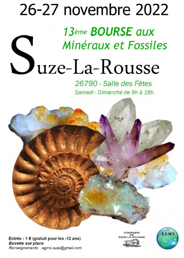 13e Bourse minéraux, fossiles et bijoux