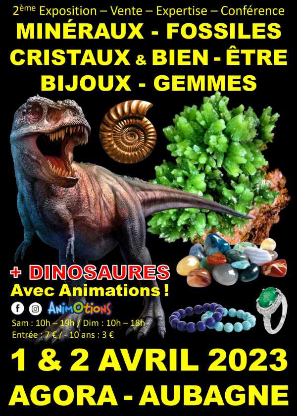2ème Salon Minéraux Fossiles Cristaux