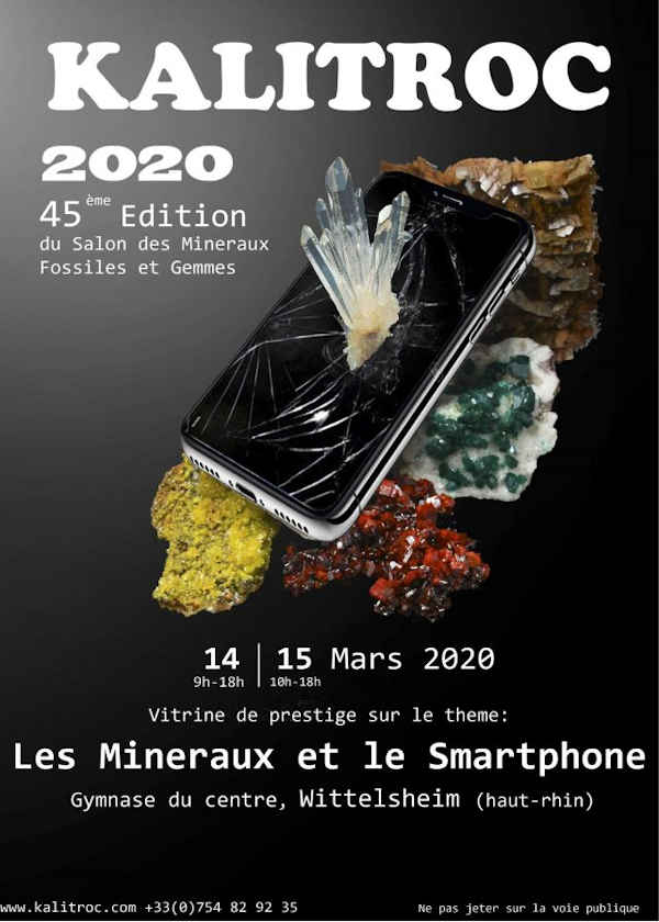 45ème salon des minéraux, fossiles et gemmes