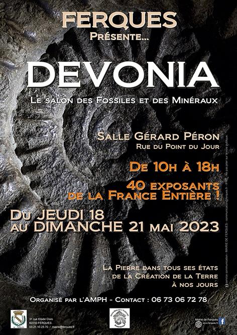 DEVONIA Salon des minéraux et fossiles