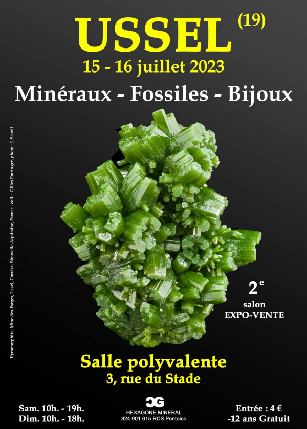 2e SALON MINERAUX FOSSILES BIJOUX