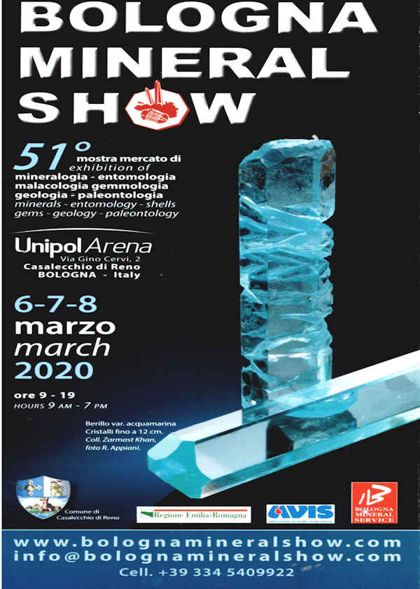 51ème Bologne mineral show 2020