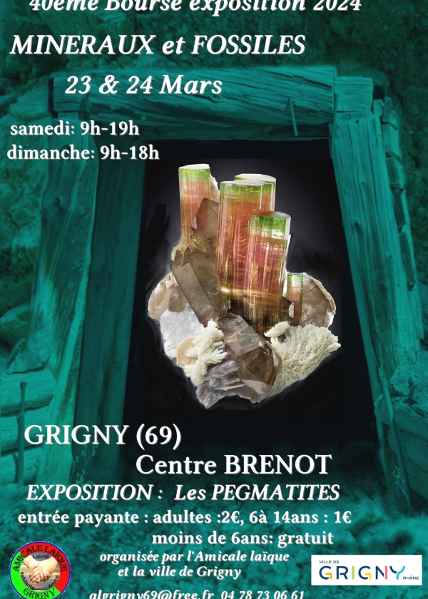 40ème bourse exposition des minéraux et fossiles