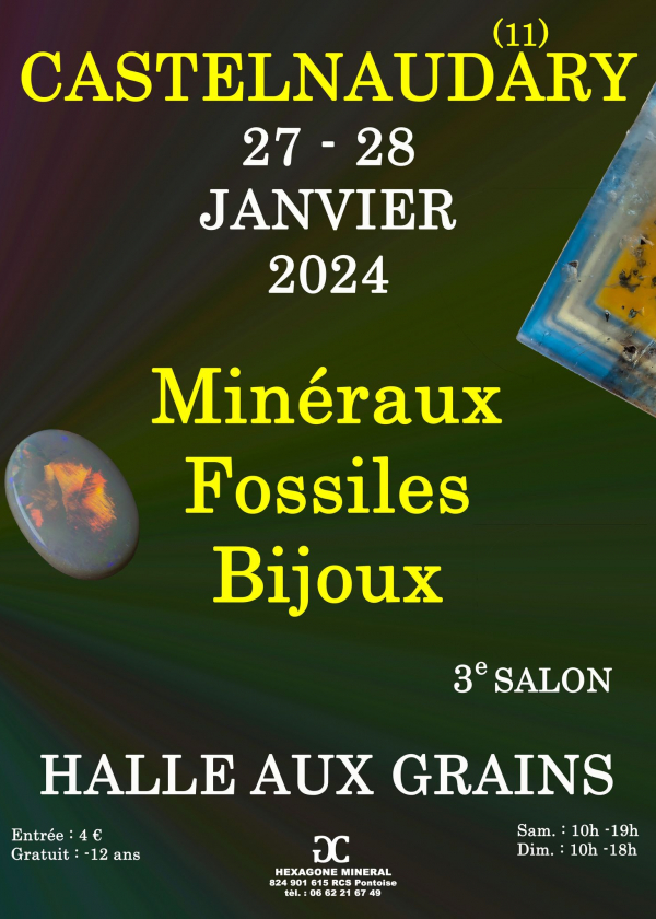 5e SALON MINERAUX FOSSILES BIJOUX