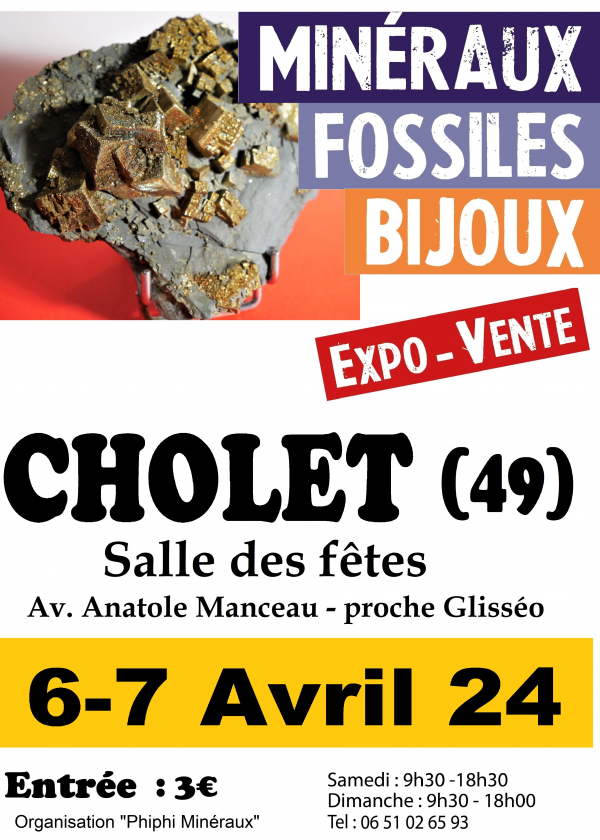 4ème édition du salon des minéraux, fossiles et bijoux