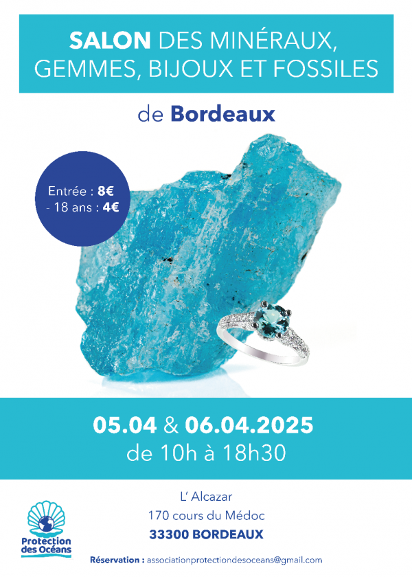 Salon des minéraux gemmes bijoux et fossiles