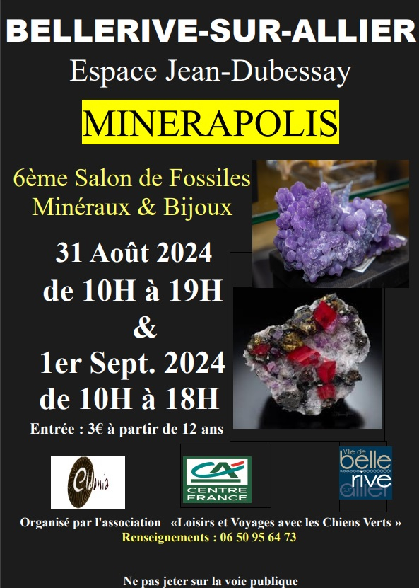 6ème Salon de Fossiles - Minéraux - Gemmes et Bijoux