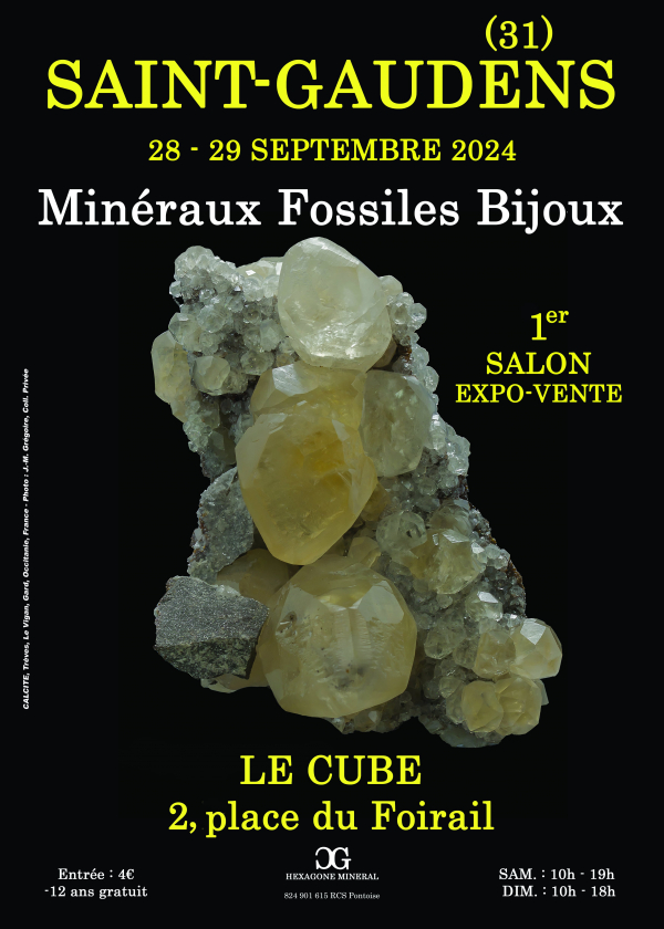 1er SALON MINERAUX FOSSILES BIJOUX de SAINT-GAUDENS