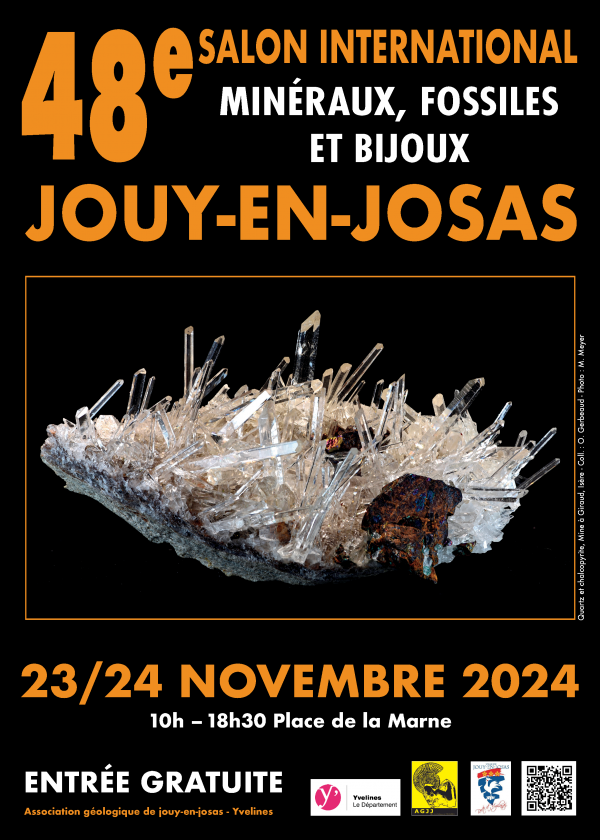 Salon internatlional des Minéraux & Fossiles - Jouy-en-Josas