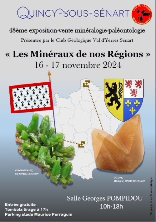 48ème exposition-vente minéralogie-paléontologie