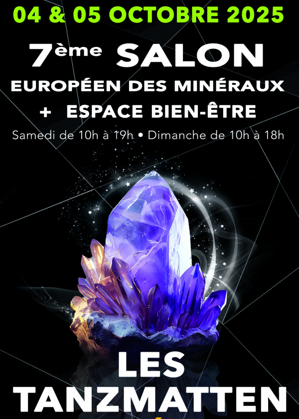 salon européen des minéraux - créations - bijoux - espace bien-être