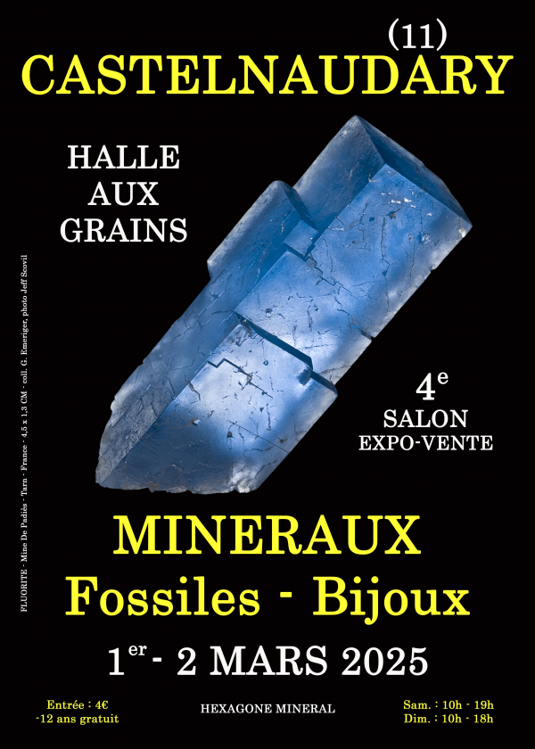 4e salon minéraux fossiles bijoux de Castelnaudary