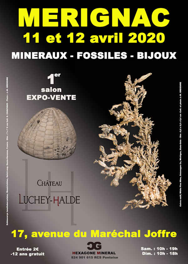 1ère édition du salon aux minéraux, fossiles et bijoux