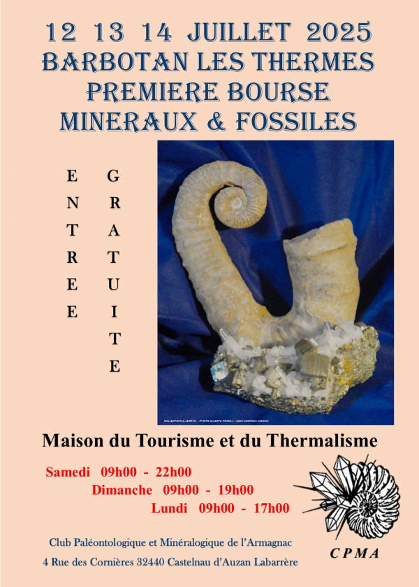 1er SALON MINERAUX & FOSSILES