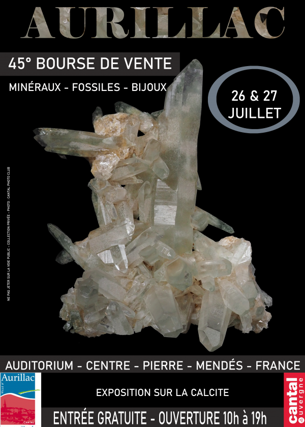 Bourse d'exposition de minéraux, fossiles et bijoux
