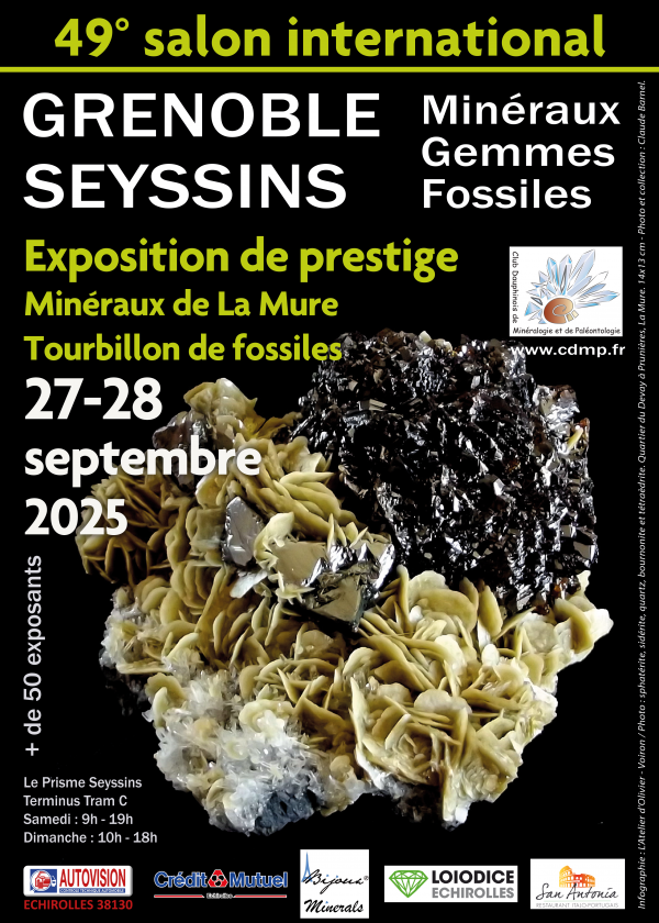 Salon Internationnal Gemmes Minéraux Fossiles